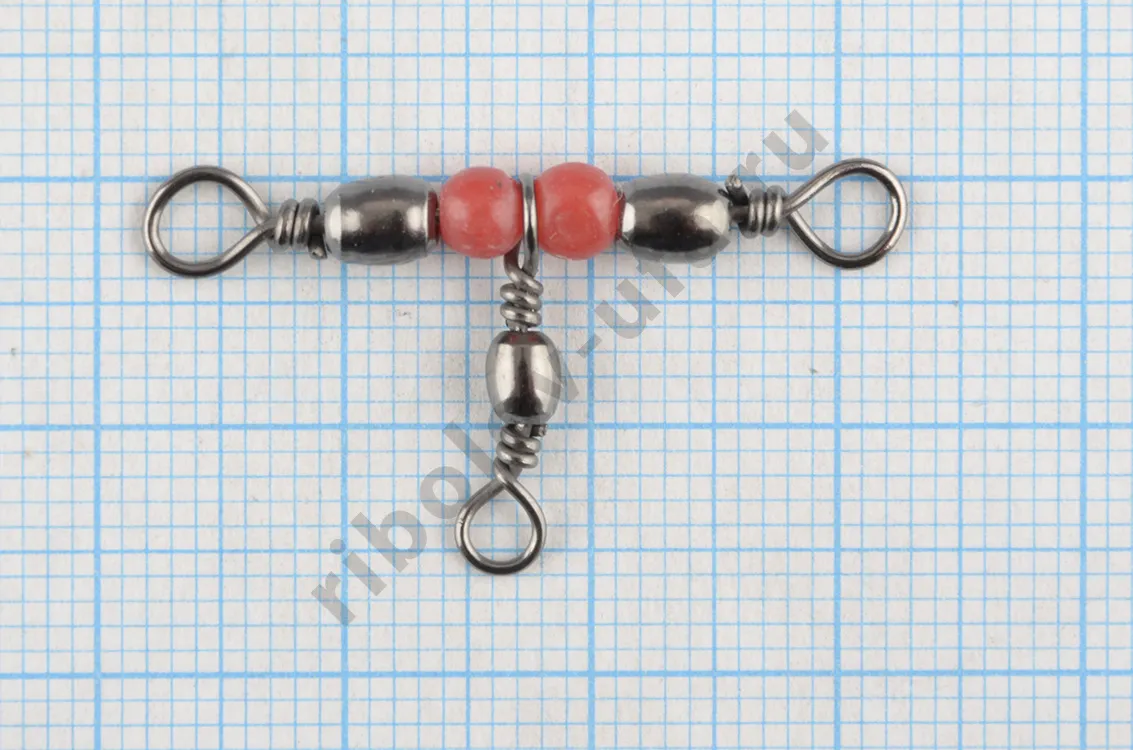 Вертлюжок тройной Catcher Triple Swivel, Barrel, type C # 6x8