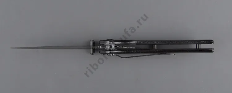 Нож складной Kosadaka N-F28B 16/9.0 см, 110 гр., черная рукоятка