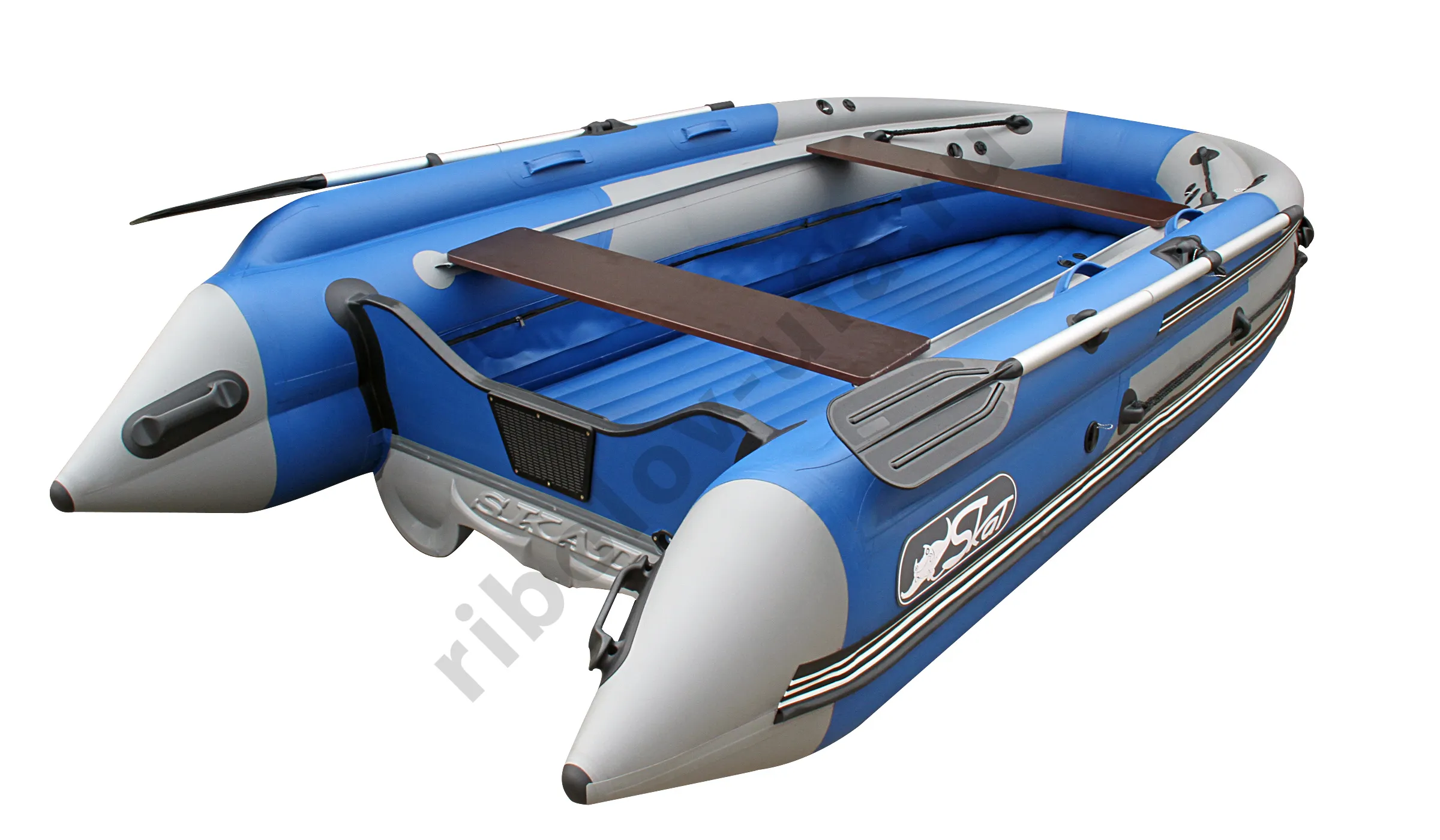 Лодка Skat Triton 400 Fi цв. т.сер-красный