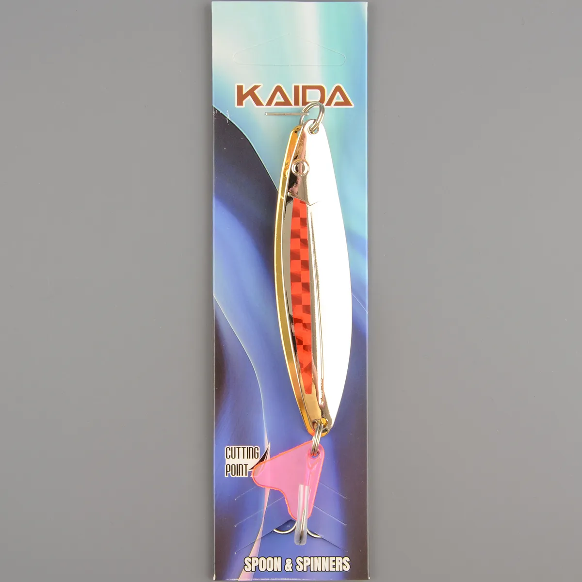 Блесна Kaida колеблющаяся 25006 20гр. цв.04-2 двойная шумовая