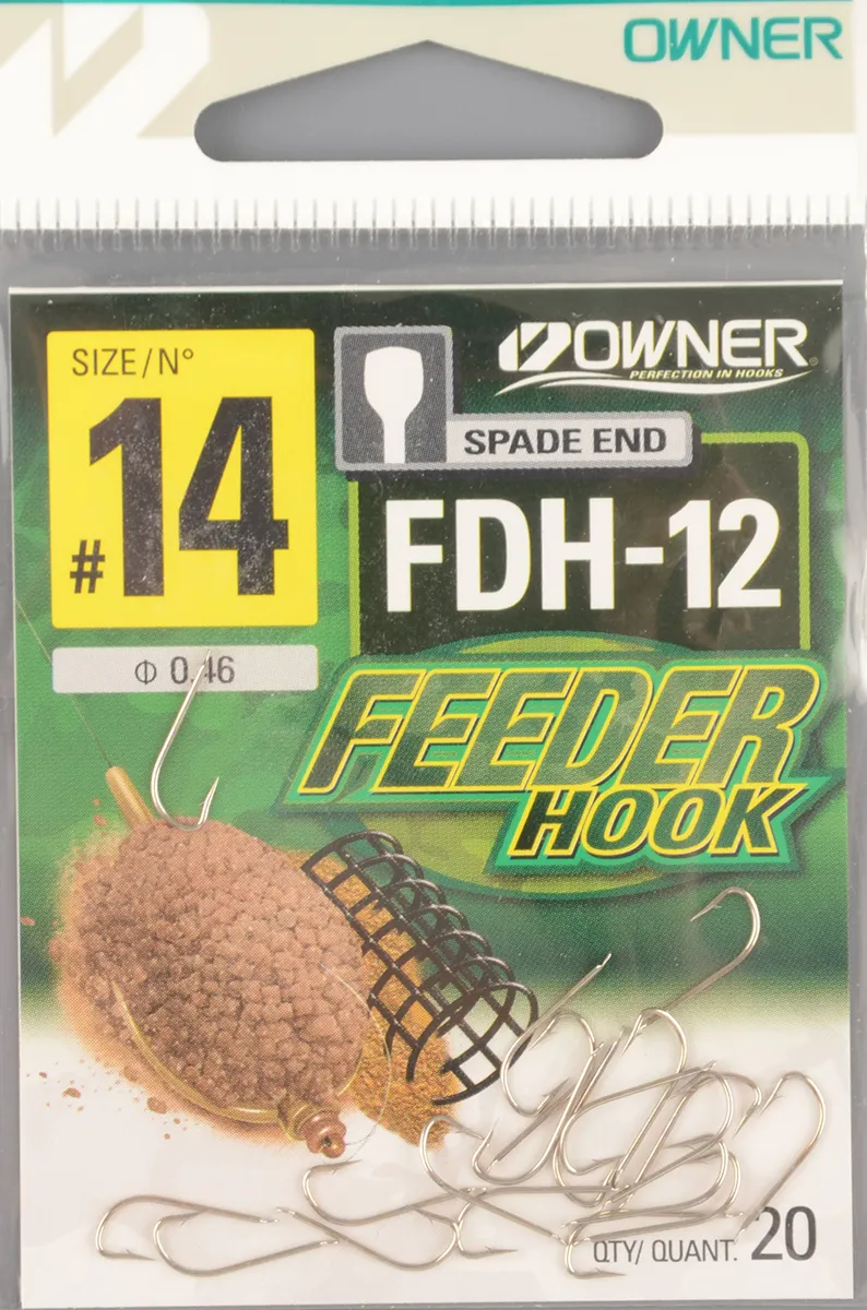 Одинарные крючки Owner 56937-14 Feeder Hook FDH-12