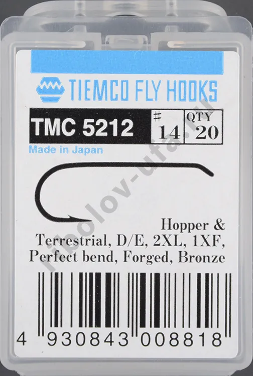 Крючки Tiemco TMC5212 #14 (20 шт)