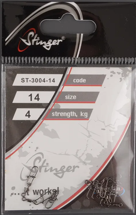 Застежка с вертлюжком Stinger ST-3004-14