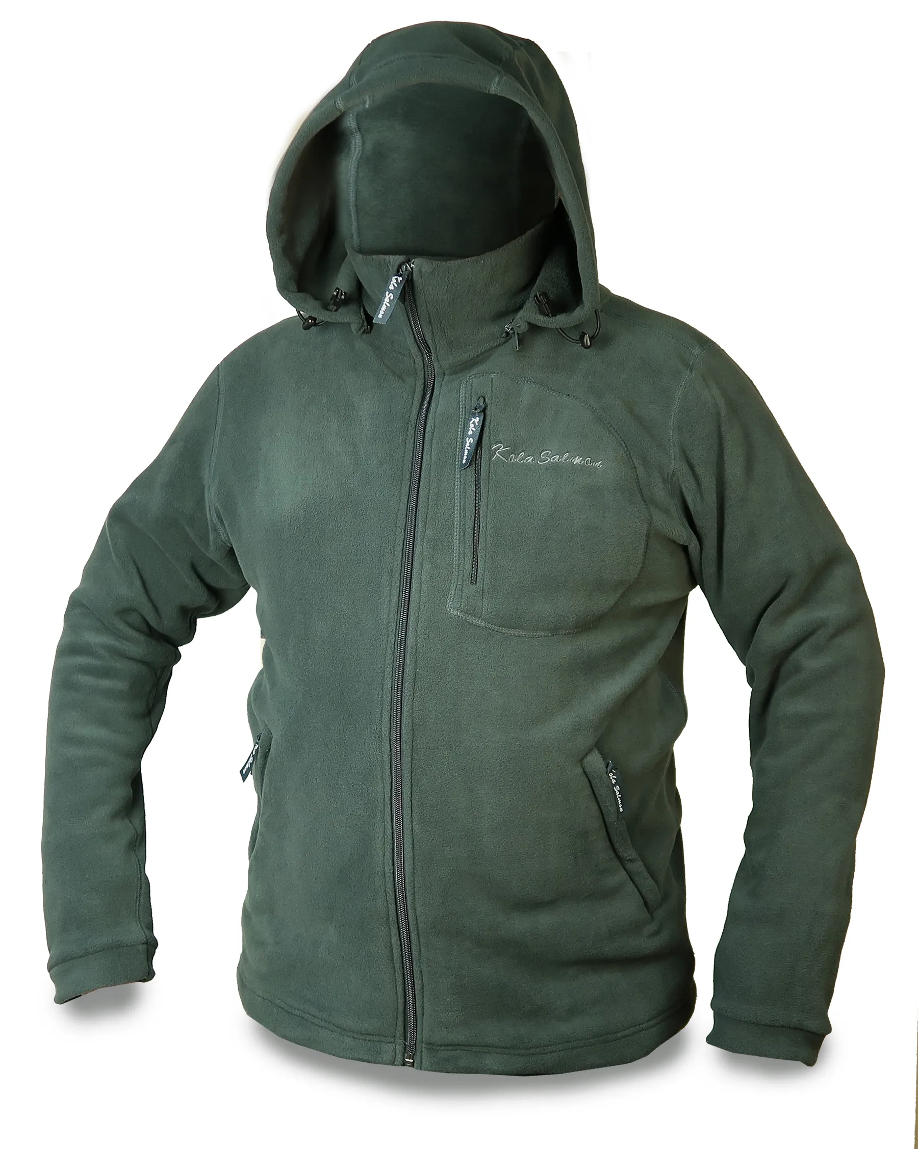 Куртка Kola Salmon Fleece Neoclassic на разъемной молнии с капюшоном цв.Charcoal XL