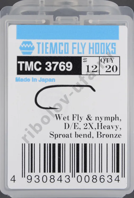 Крючки Tiemco TMC3769 #12 (20 шт)