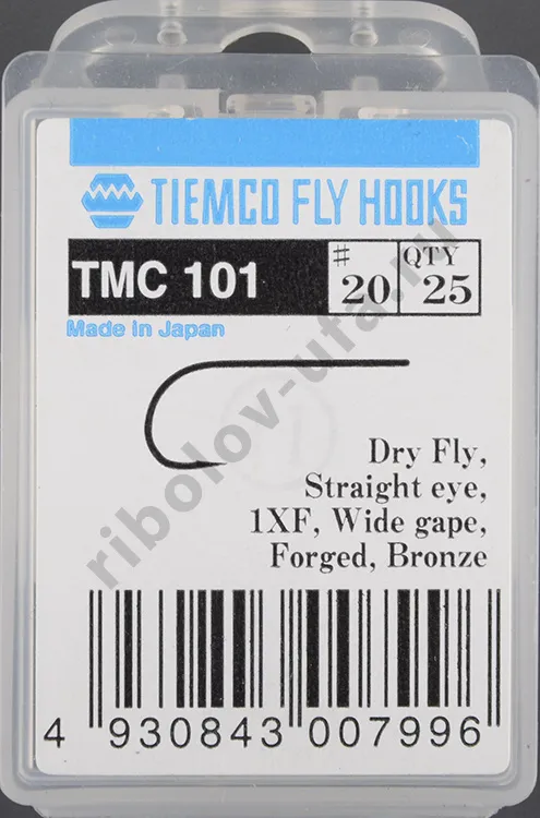 Крючки Tiemco TMC101 #20 (20 шт)