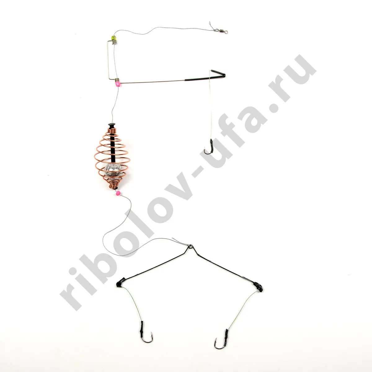 Монтаж фидерный Нижегородский ФМ 1-3 кормушка Вихрь кором. бок.отв. 3кр. 30гр