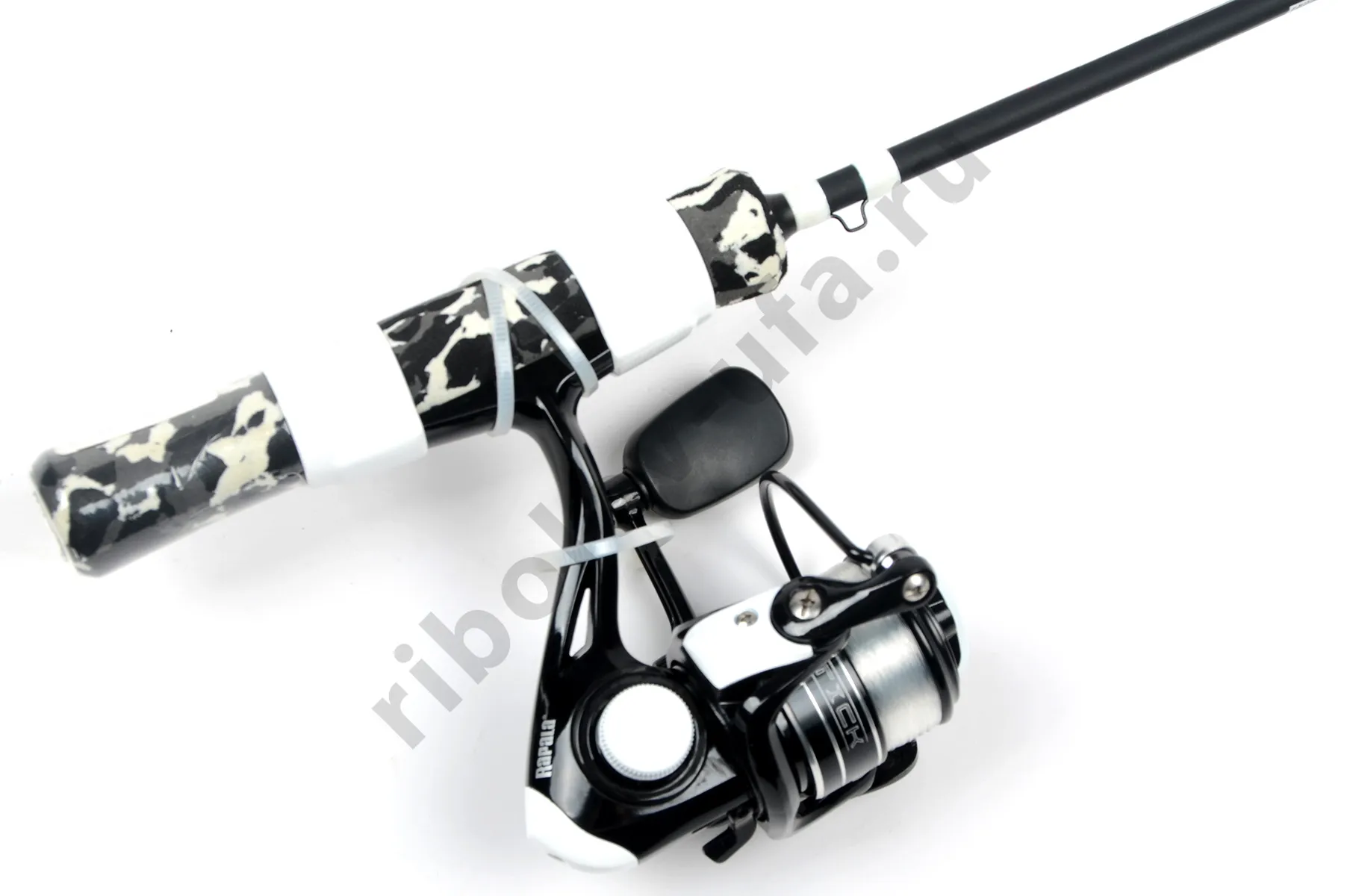 Комбо набор Rapala Flatstick удочка, инерционная катушка, леска 71 см Medium