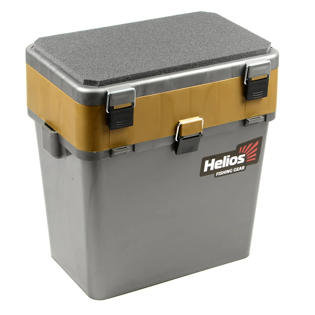 Ящик зимний Helios серый/золото