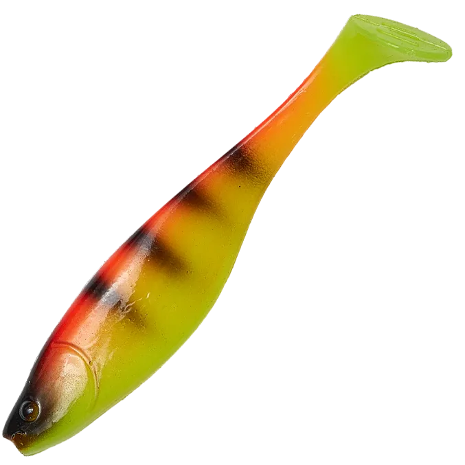 Силиконовая приманка Narval Commander Shad 12cm #052-Orange Perchl (4шт/уп)