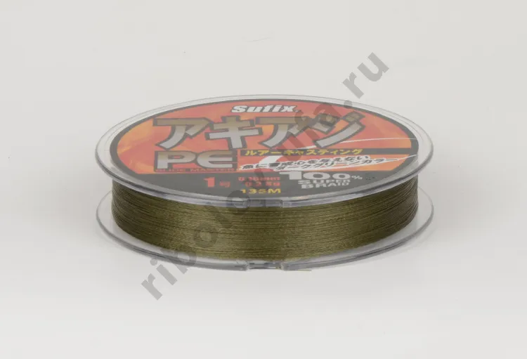 Шнур плетёный Sufix PE Glide Master Multicolor 135м 0.165мм