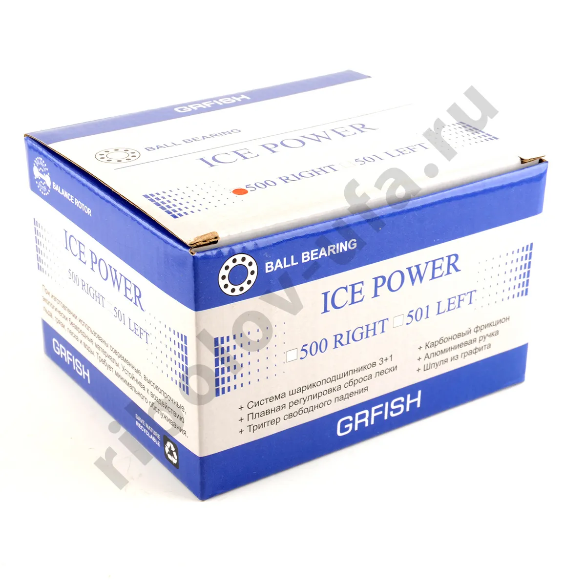 Катушка зимняя Grfish Ice Power 500