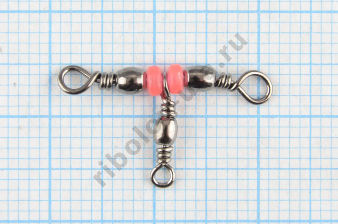 Вертлюжок тройной Catcher Triple Swivel, Barrel, type C # 10x12 