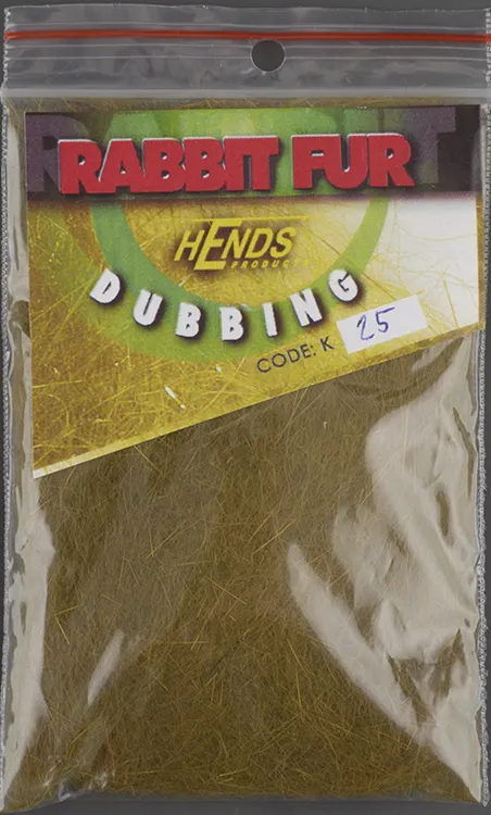 Даббинг Hends Rabbit Fur Dubbing Brown dark Hnd K-25