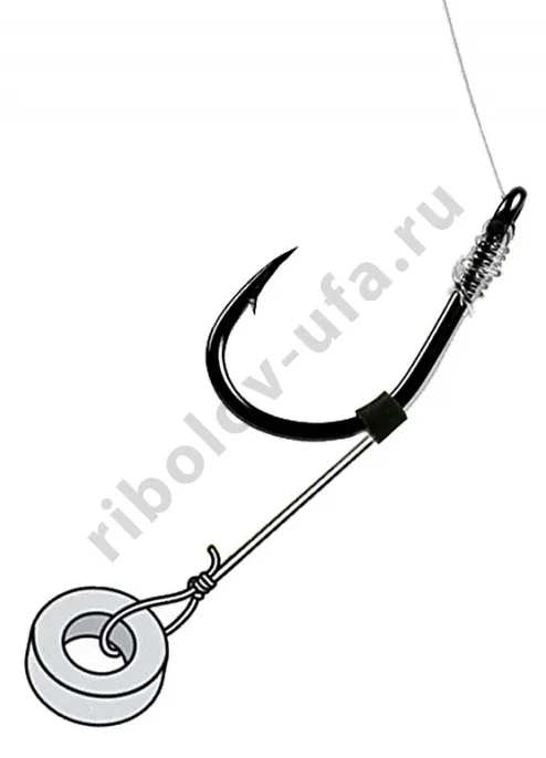Крючок с поводком Owner 56930 FD-02 Pellet Band №12 - 0,20мм