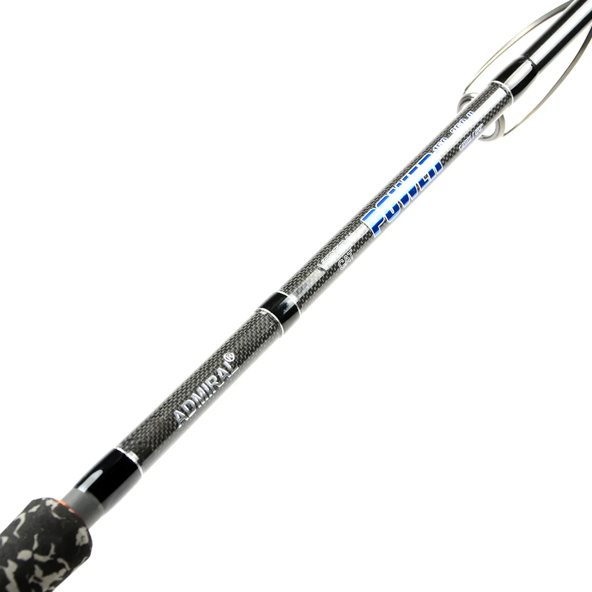 Удилище Admiral Vertical Cat Pole Power без колец 1,98м, 150-350гр
