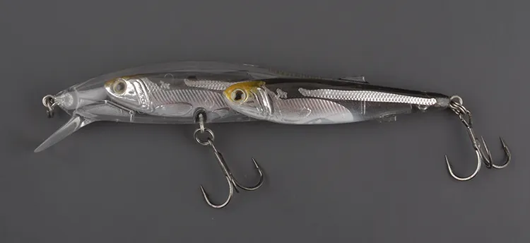 Воблер LiveTarget Glass Minnow Juv. BB (jerkbait) 120мм, 18г, сусп., 1,2м, silver/smoke GFB120S951