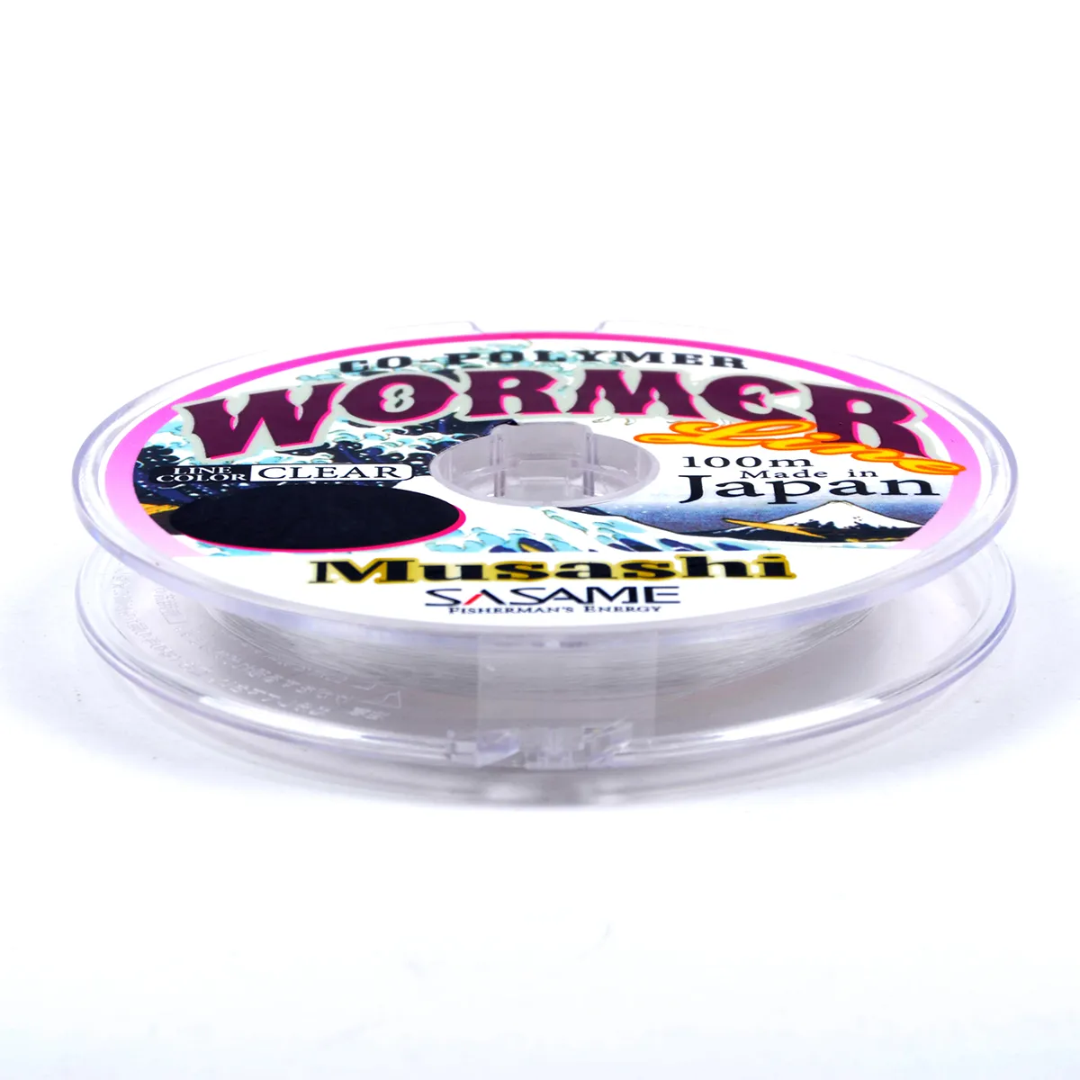 Леска Sasame Samuline Wormer Nylon Musashi 100м 0.16мм 