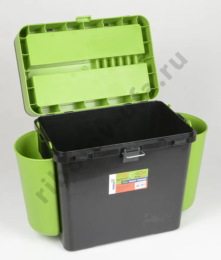 Ящик зимний Helios Fish Box 19л. зеленый