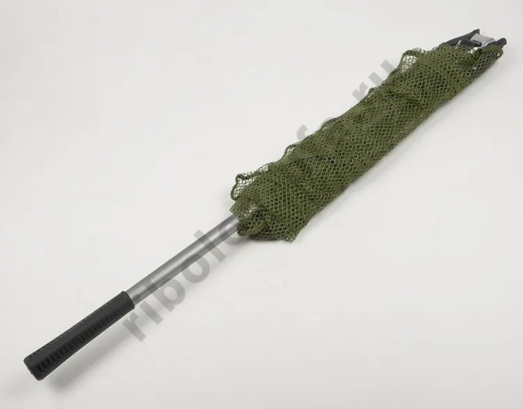 Подсачек Caiman треугольный прорезиненный D-50*50см, L-1,40м  62302