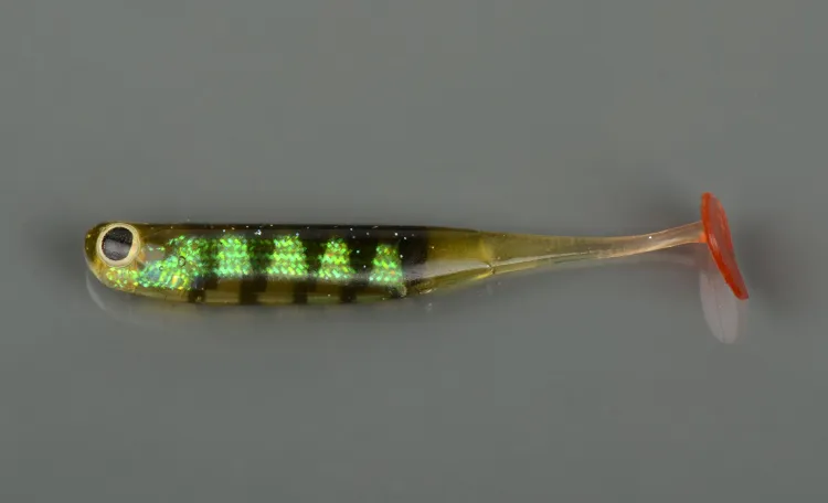 Силиконовая приманка Allvega LL Flashy Shad 7,5см  2,5гр. (5 шт) цвет sand perch RT