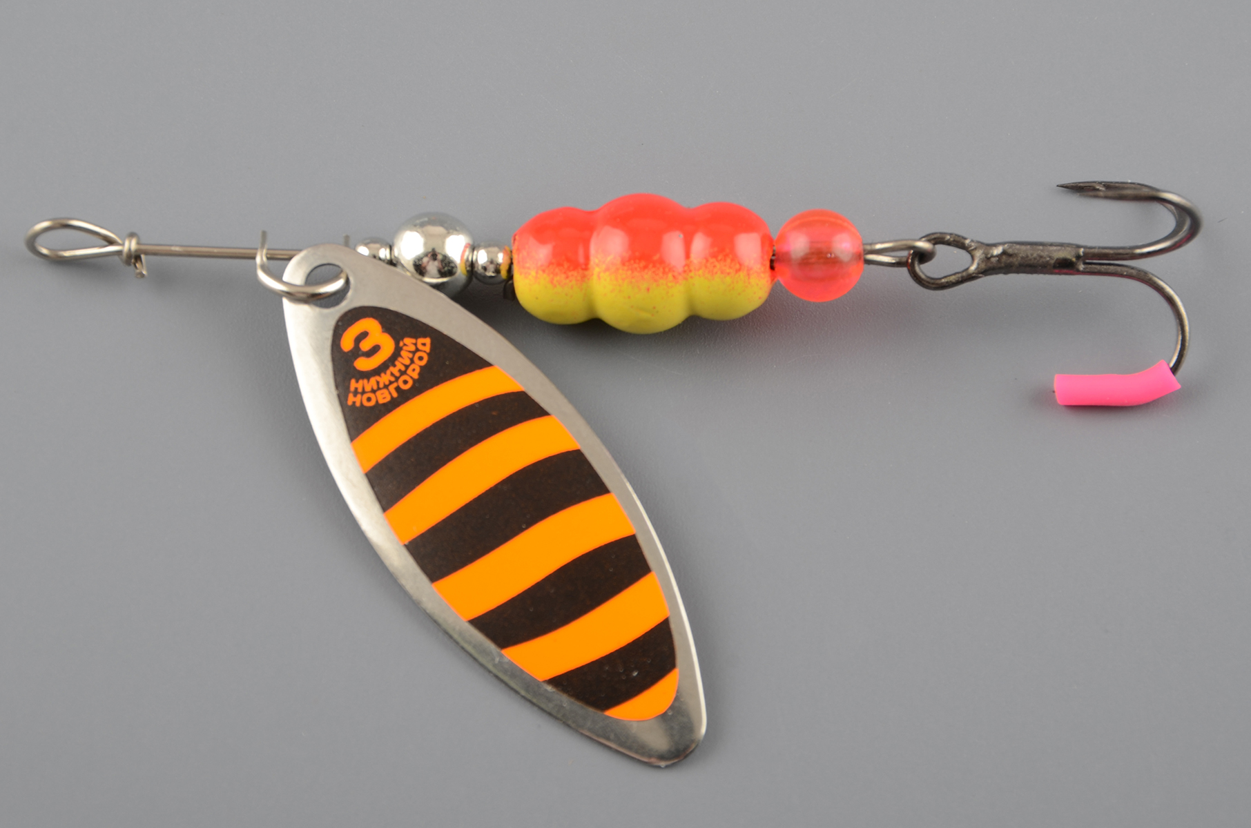 Блесна Нижегородская Aglia Long №4 14гр цв.01a серебро