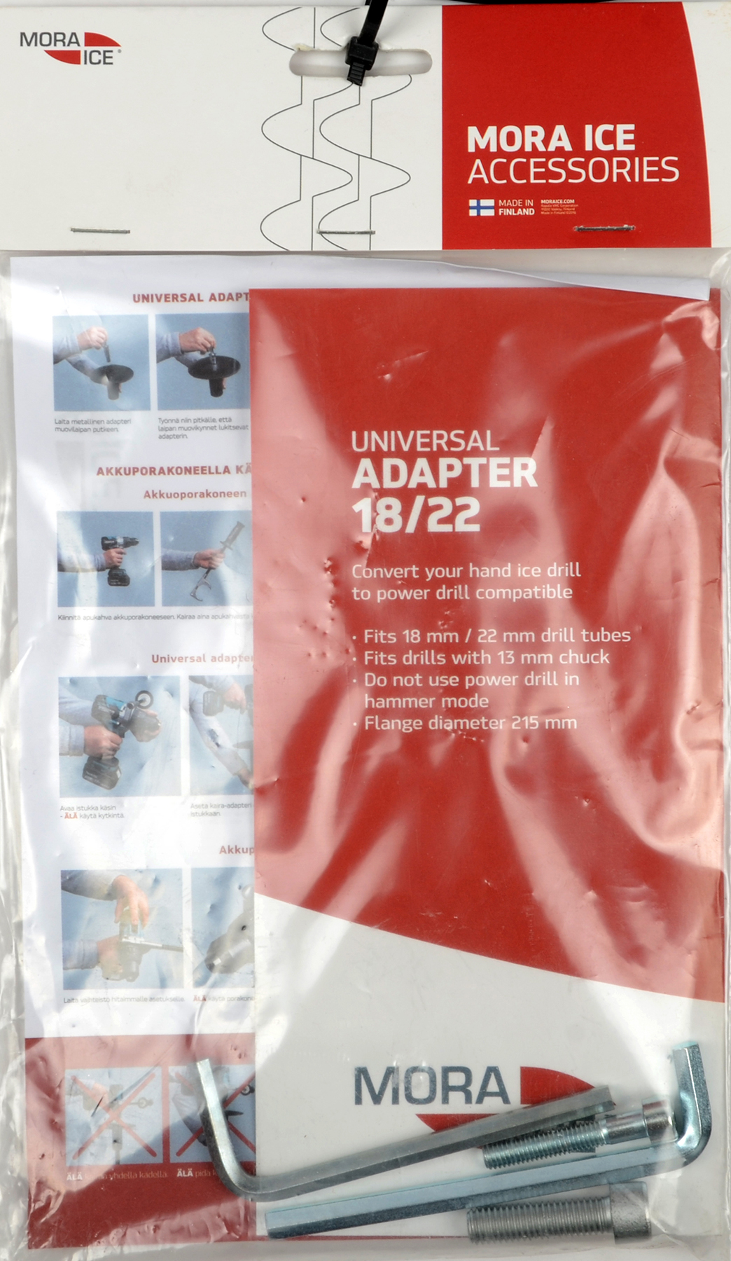 Пластиковый ограничитель с комплектом крепления Mora Ice Universal pro 18/22