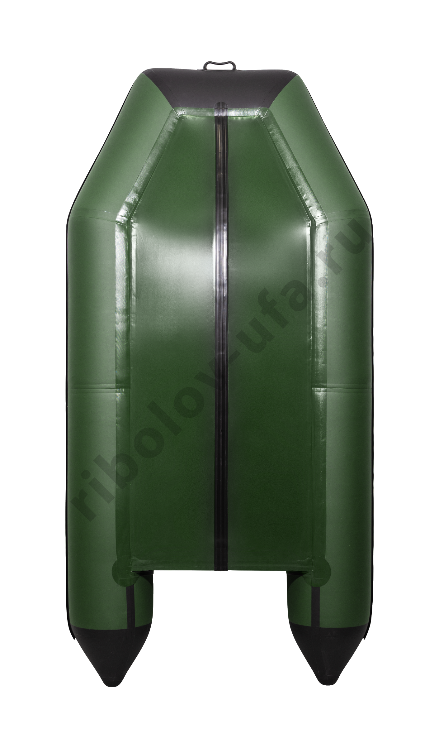 Лодка Аква 2900 Слань-книжка Киль зеленый/черный