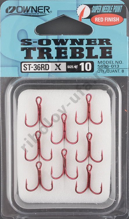 Крючок-тройник Owner ST-36RD-10