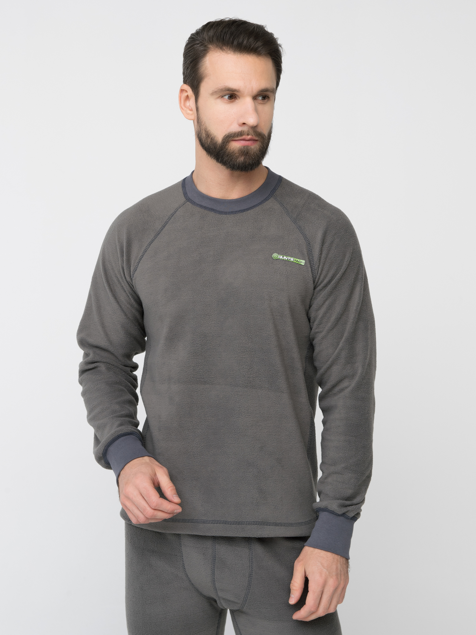 Термобелье Huntsman Thermoline цв.Серый, ткань Флис р. 48-50 рост L