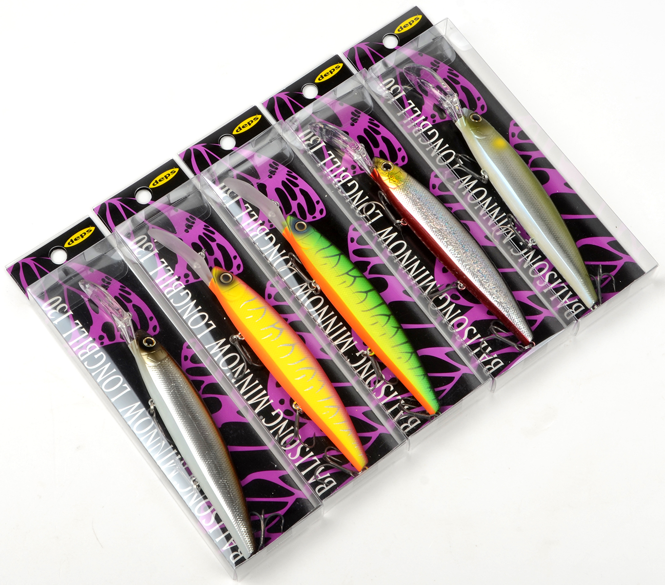 Воблер Deps Balisong Minnow Longbill 130SF  26.5гр, 2.5-3.0м #37 Redbelly Shiner