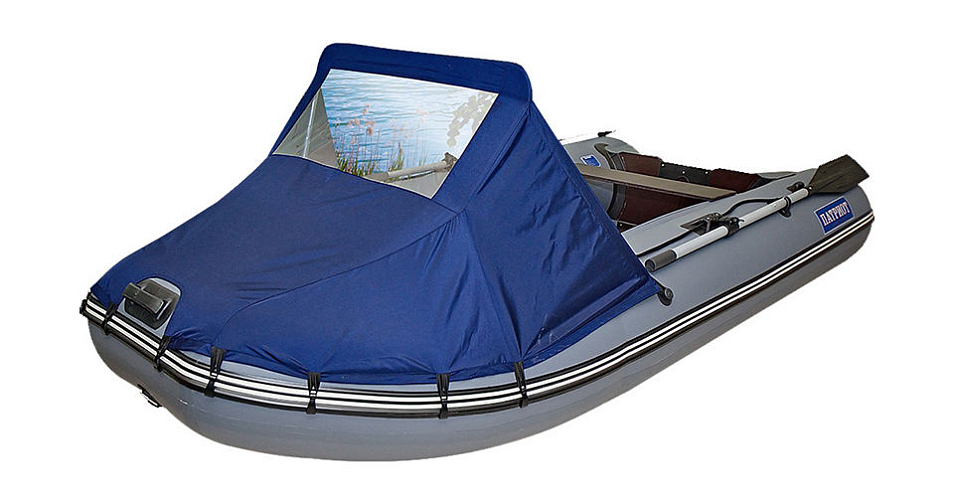 Тент Ходовой для лодки 305 и 325 шир. каркаса 94 см, высота 57 см Патриот