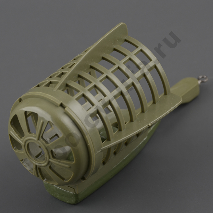 Кормушка фидерная Caiman круглая средн. с отстег. дном КСр-28 гр. (10шт/уп)