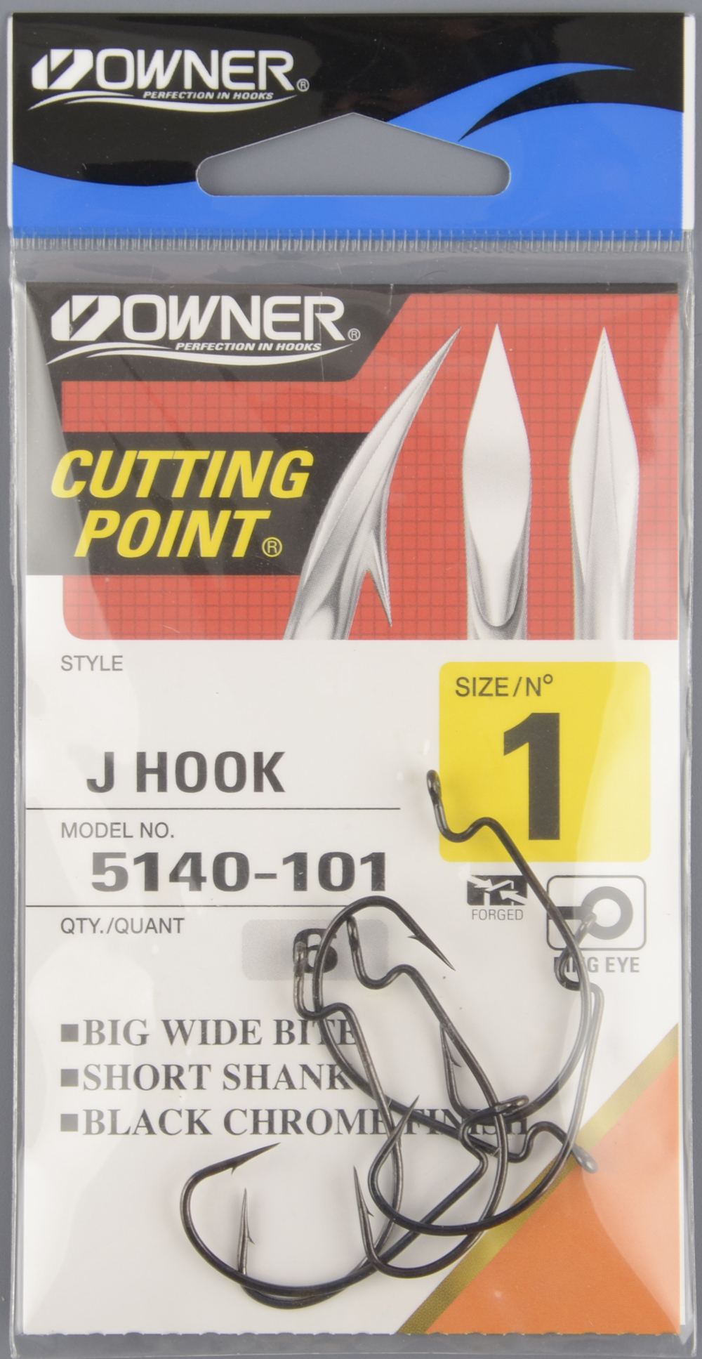 Офсетный крючок Owner №5140 (В-91 №1 