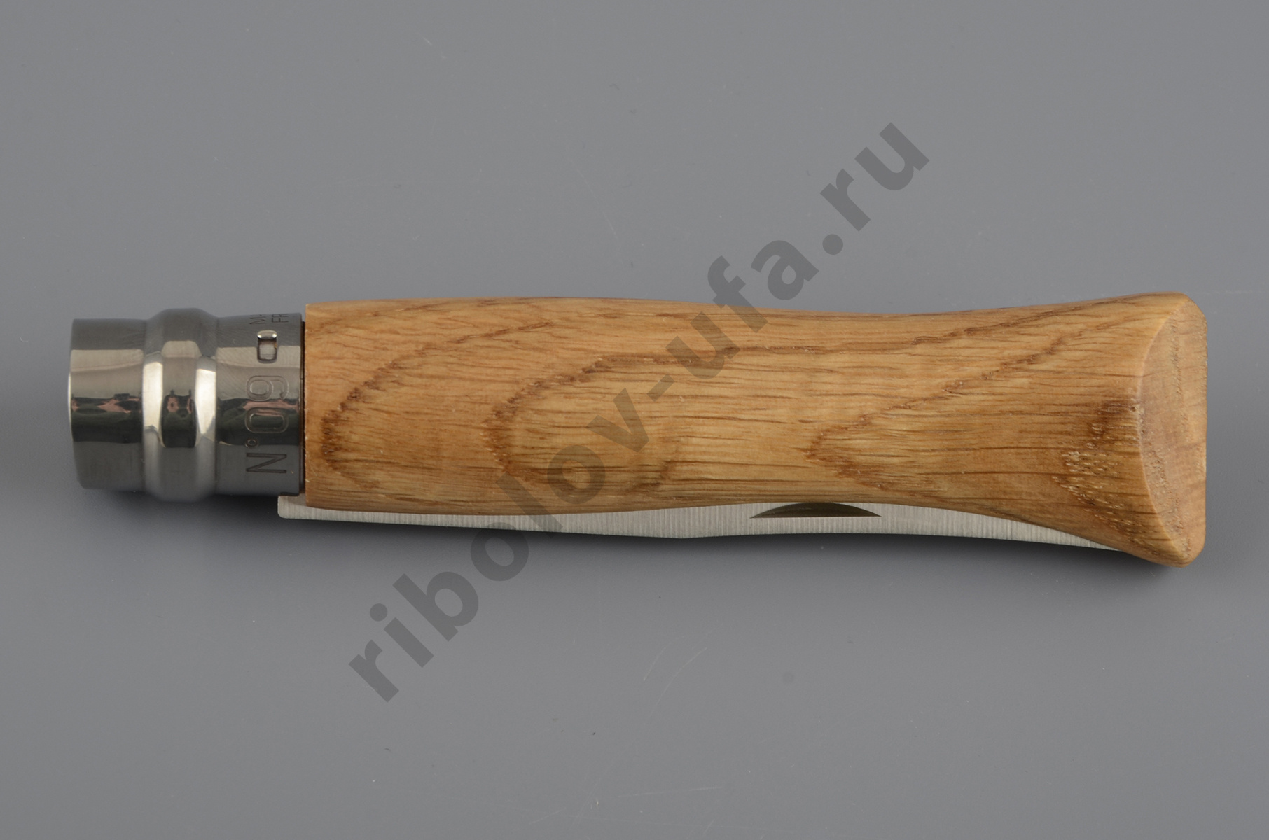 Нож Opinel 9 нержавеющая сталь, дубовая рукоять в картон.коробке