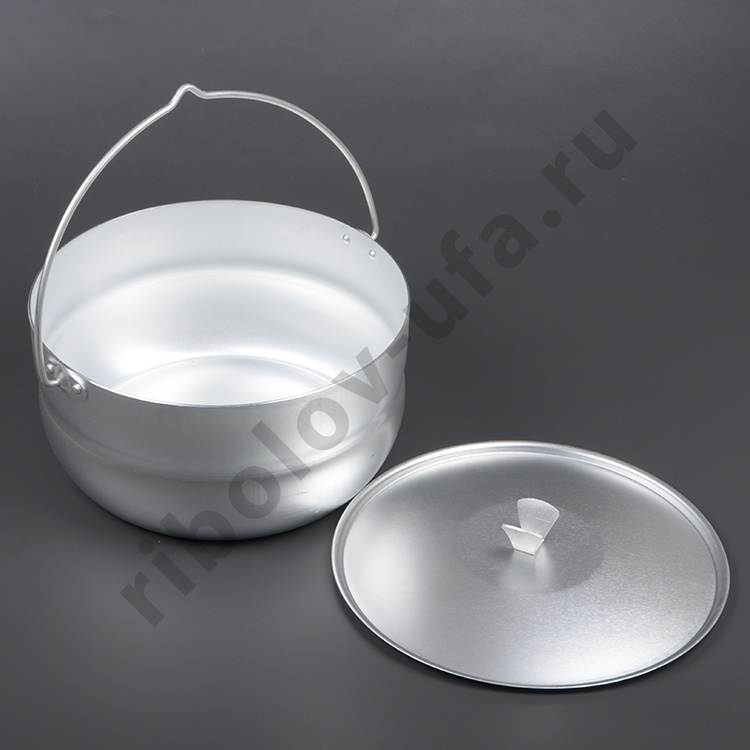 Котел штамп. алюм. с крышкой Tehnolit 10,0л