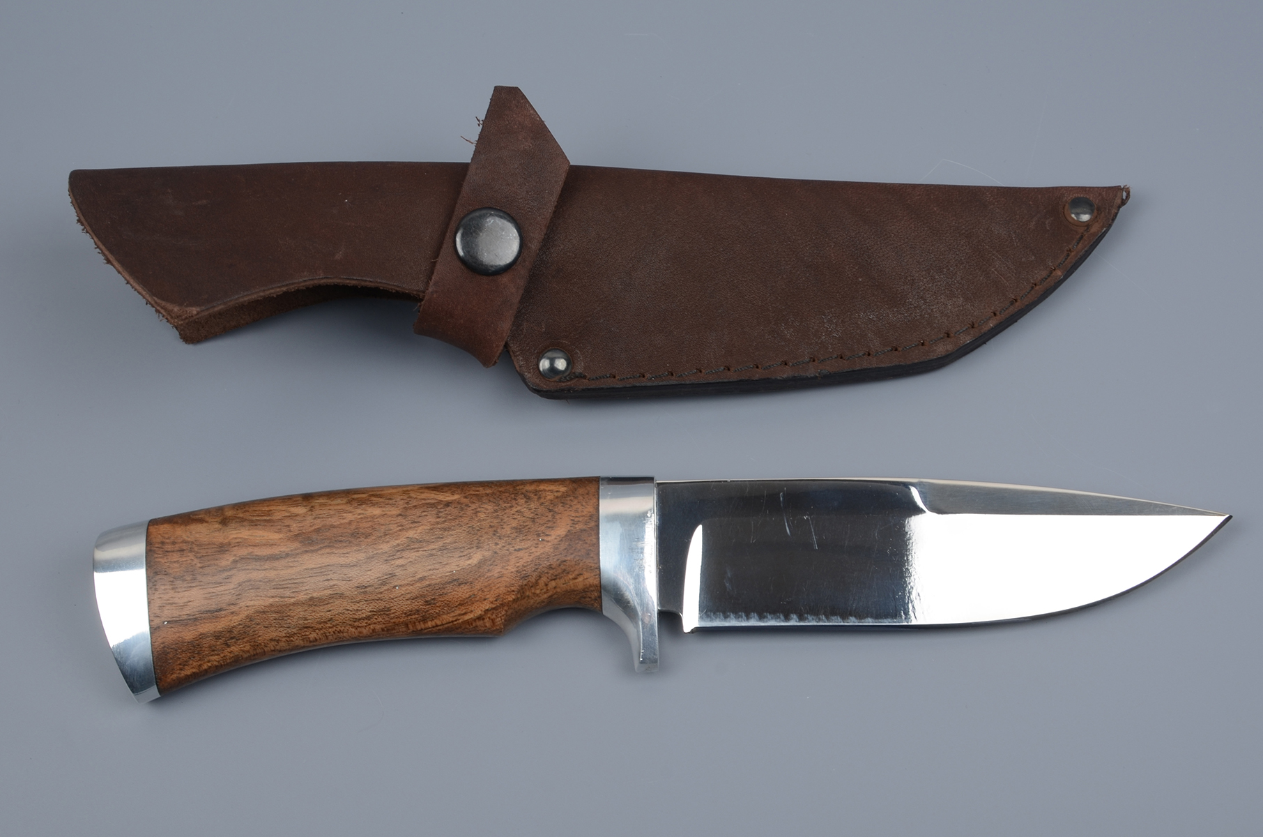 Нож Старк хирургич.нерж.сталь, 65х13, орех (ручная работа)