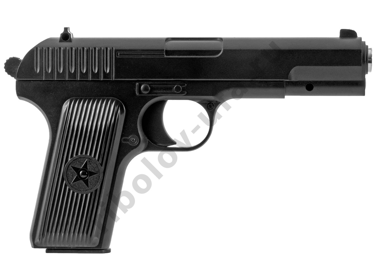 Пистолет пневм. Stalker SATTS Spring (TT) + имитатор ПБС  кал 6мм, мет.корп