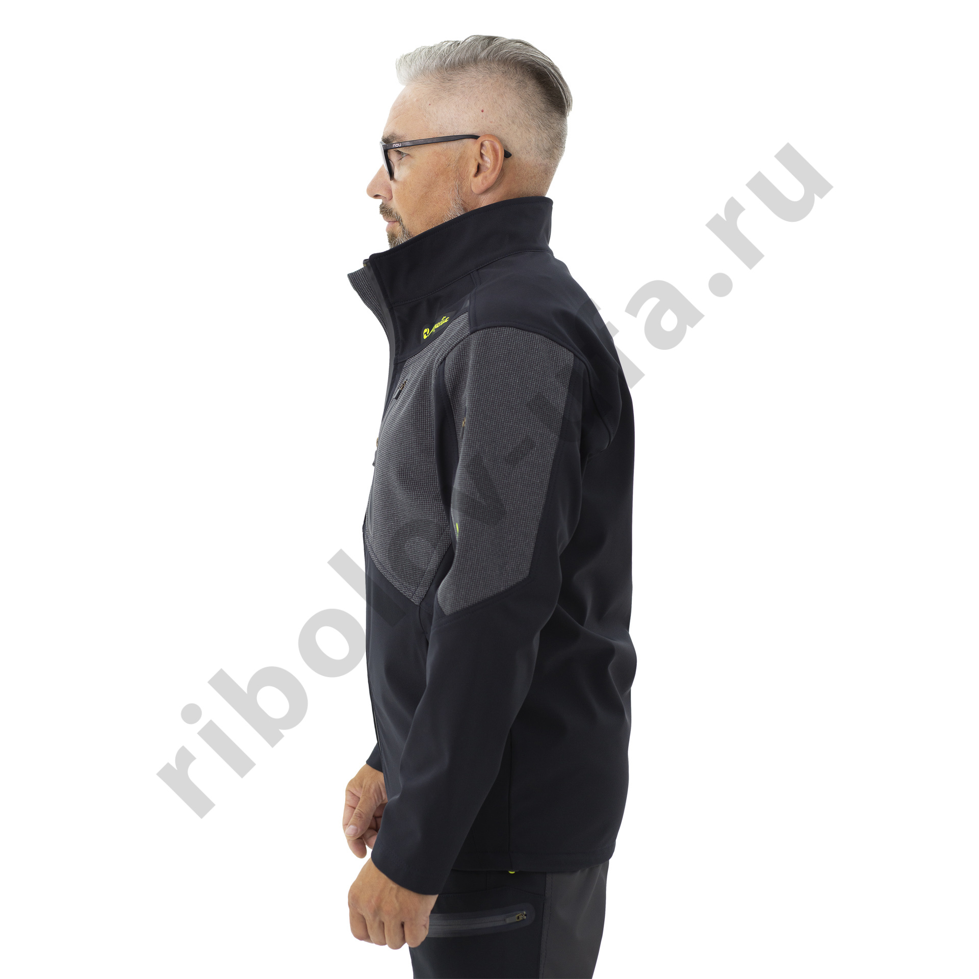 Куртка Aquatic КС-03ТС (soft shell, цвет: темно-синий) р. 50-52