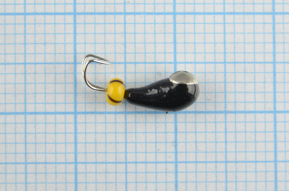 Мормышка вольфрам Bravo Fishing Чесночинка Коза краш. с отверстием,с  коронкой 3.00 мм 0.70 гр Ni