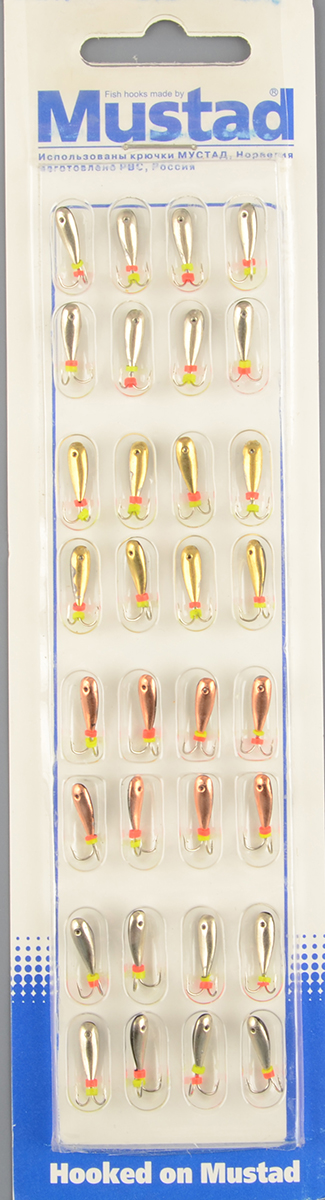 Набор мормышек РВС тип 2 148 Коза (уп.32шт)