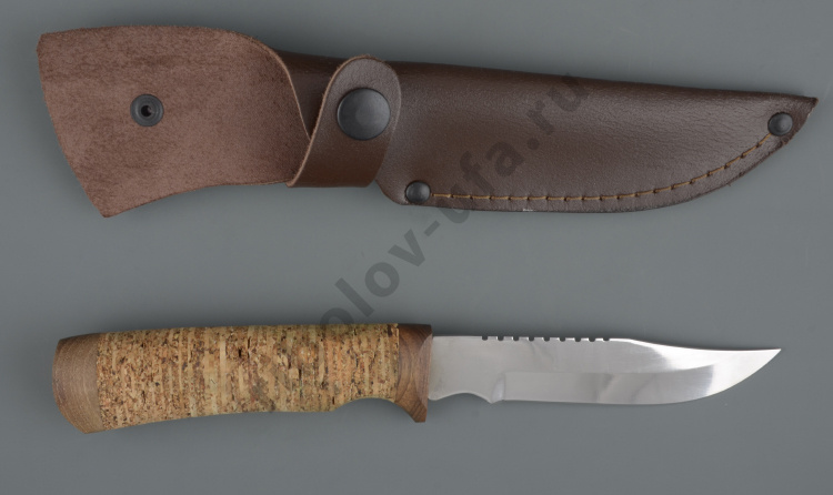 Нож Поплавок хирургич.нерж.сталь, 65х13, пробка (ручная работа)