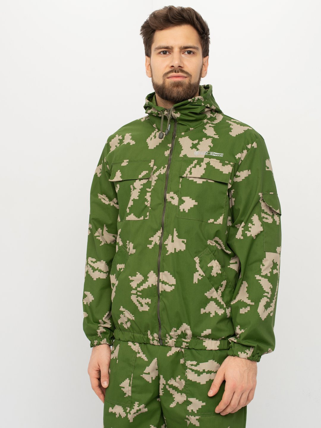 Костюм Huntsman Стрелок Цв. Камуфляж Березка Ткань Смесовая ТС  р. 56-58