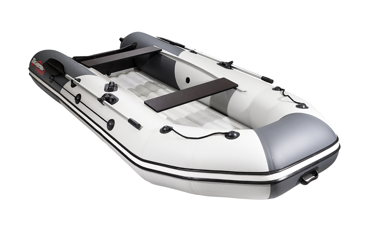 Лодка Таймень NX 3400 НДНД PRO светло-серый/графит