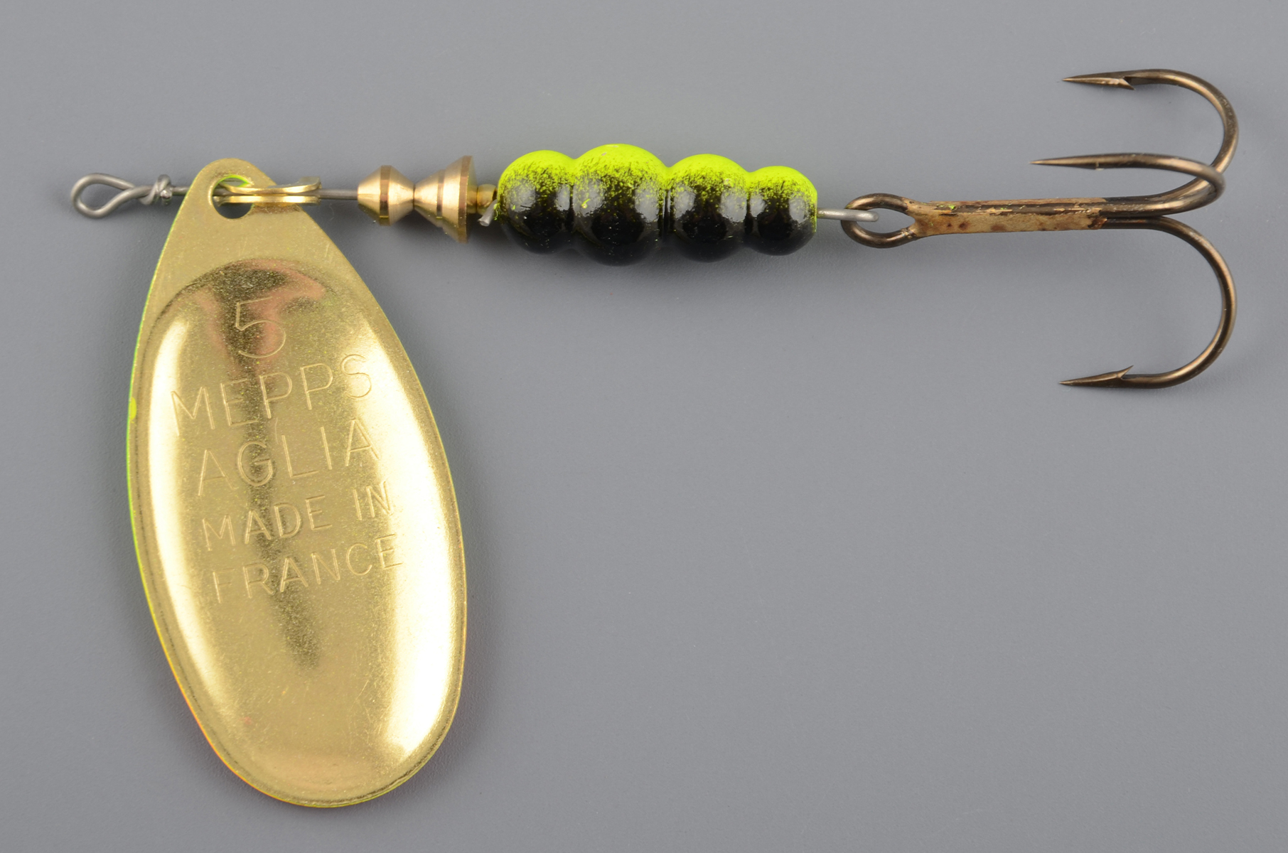 Блесна Mepps Aglia Fluo № 5, тигровый (13.0 гр.)