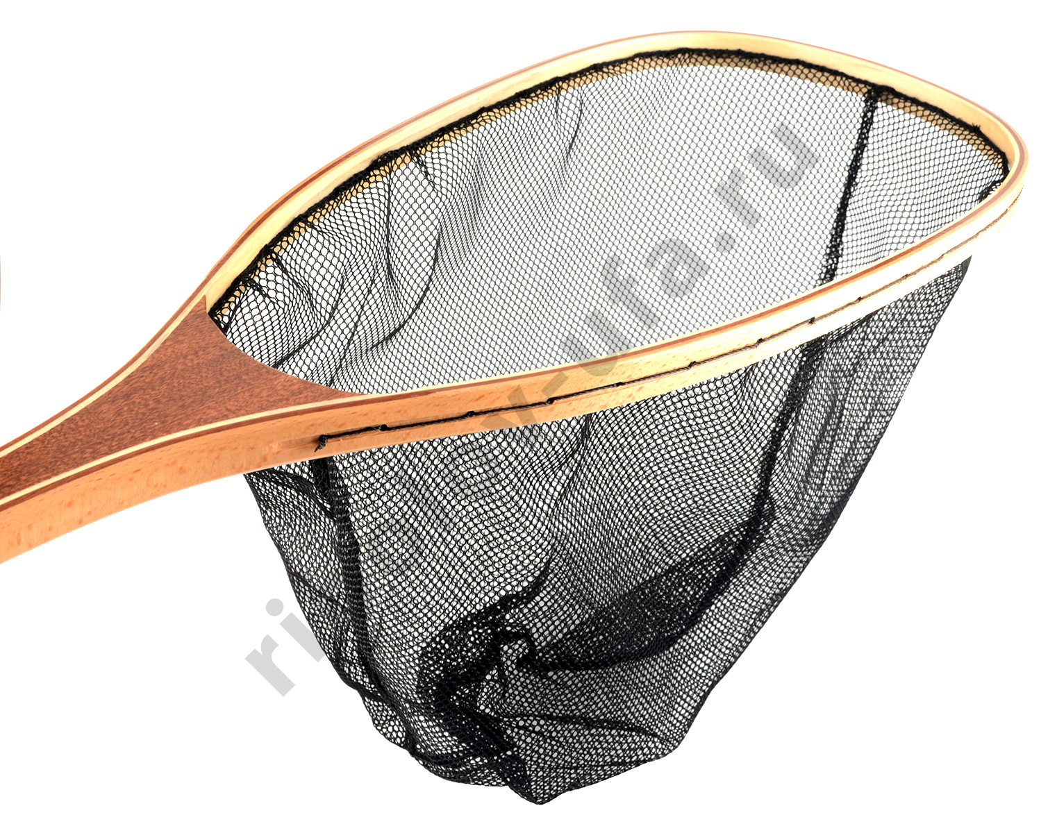 Подсачек нахлыстовый Fly-Fishing FL-05 деревянный, тканевая основа