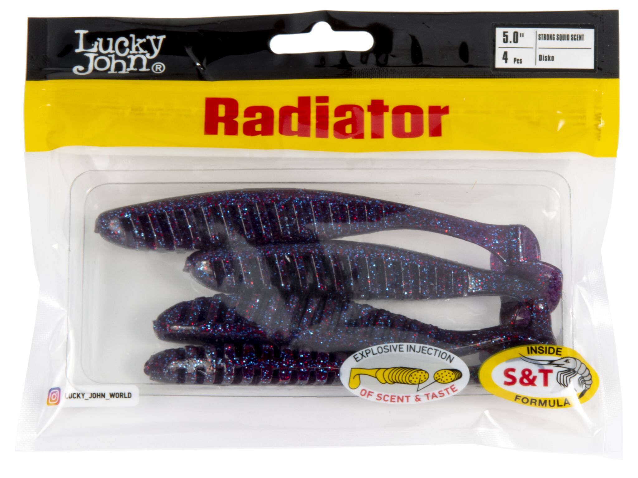 Силиконовая приманка Lucky John Radiator 5.0in 12.5см /S63