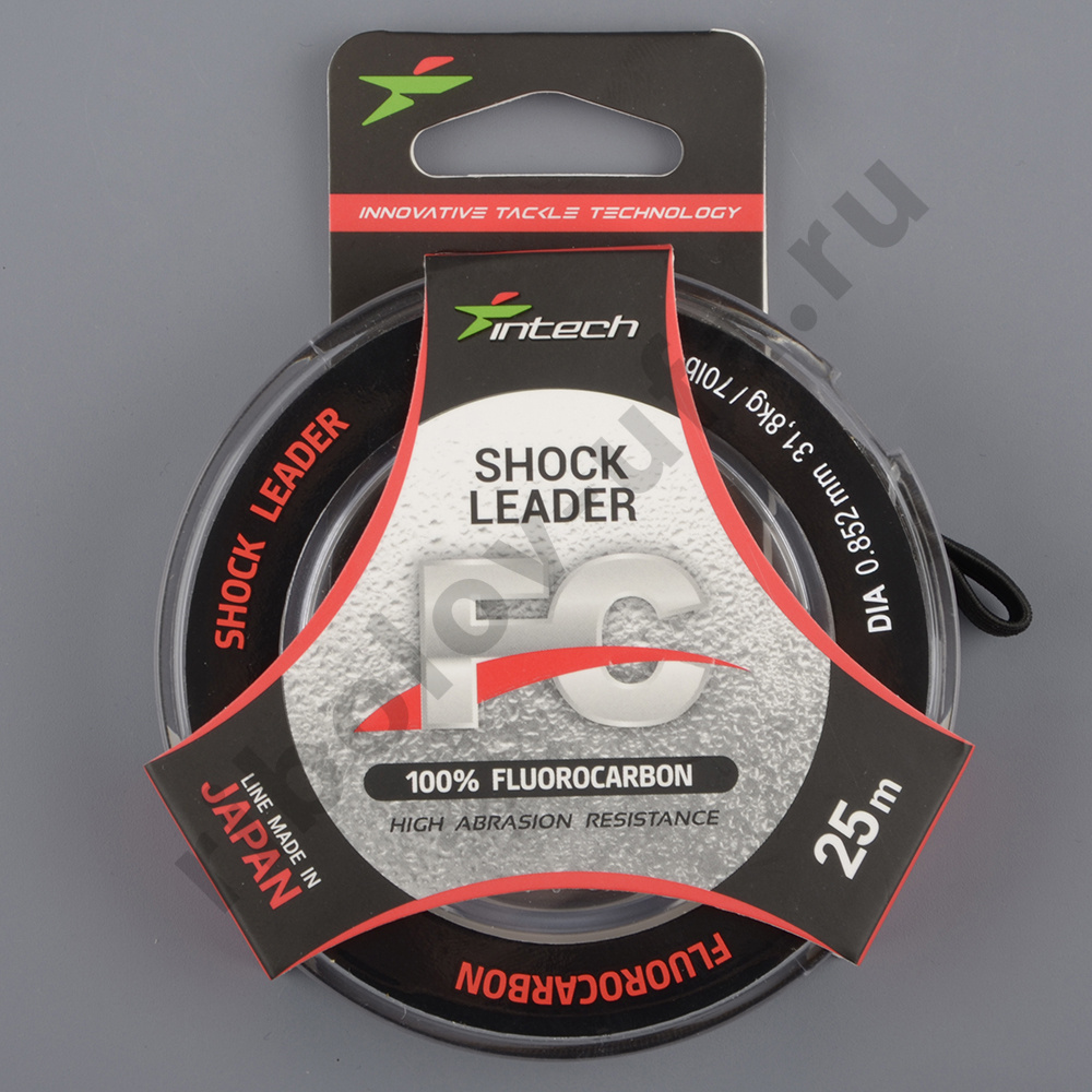 Леска Intech FC Shock Leader 25м 0,123мм 1,0кг 2,2lb