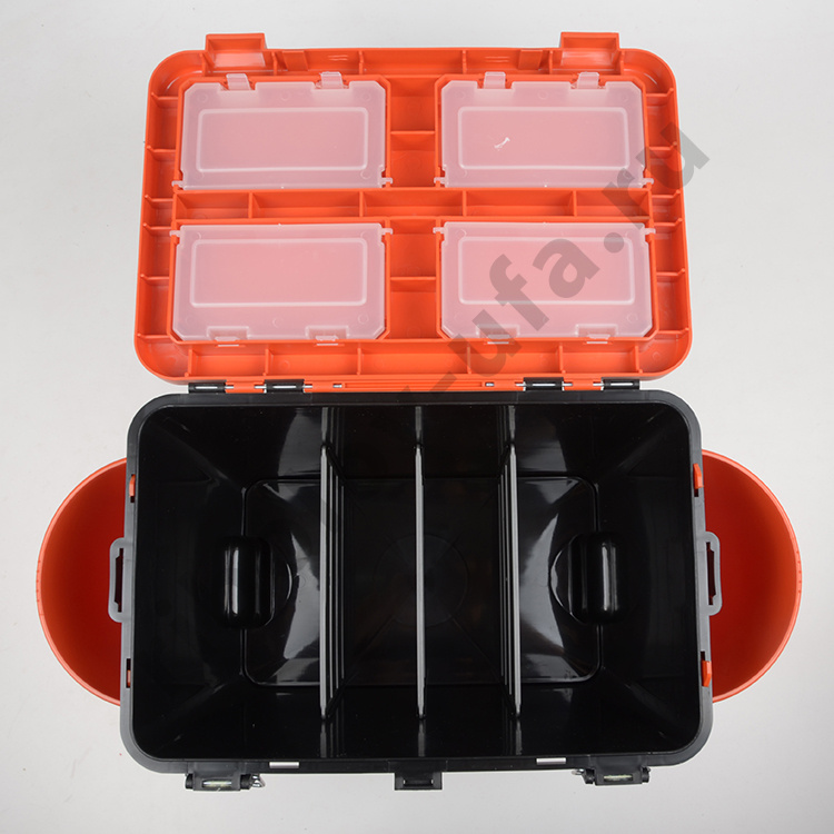 Ящик зимний Helios Fish Box 19л односекц. оранжевый