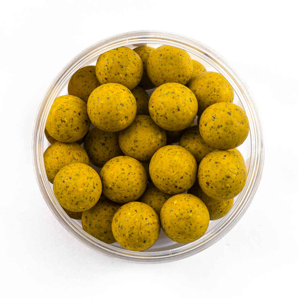 Бойлы GBS пылящие 16 мм 100г Pineapple Ананас (банка)